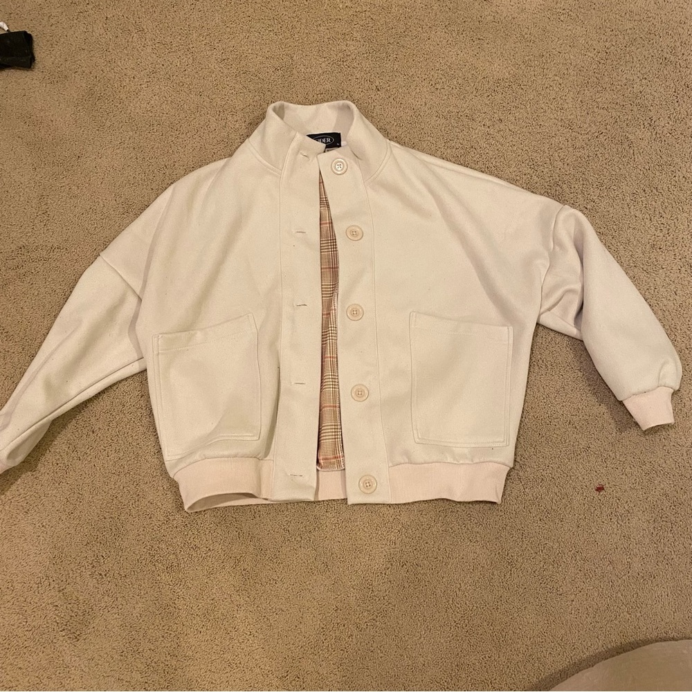 Cream Cider bomber jacket
